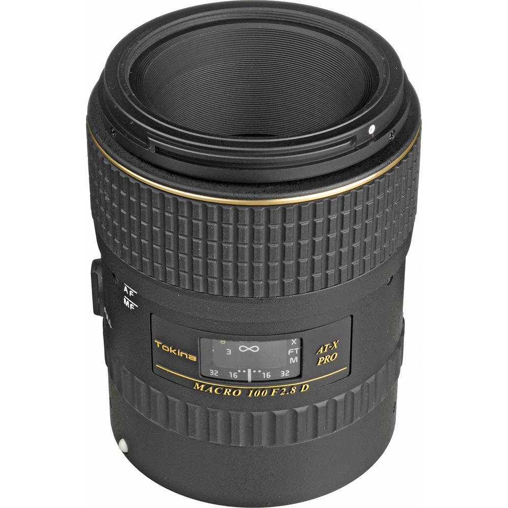Tokina 100mm f 2.8 AT-X M100 AF Pro D Macro Autofocus Lens for Canon EOS