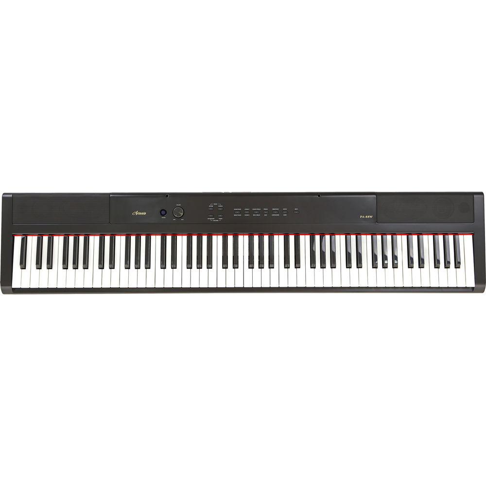 Artesia PA-88W Portable Piano with Weighted Spring Action