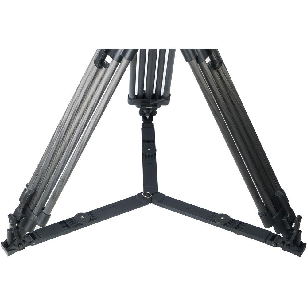 CAME-TV 18T PRO Carbon Fiber 100mm Fluid Head Tripod