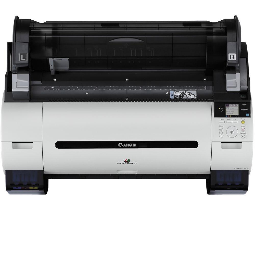 Canon imagePROGRAF iPF670 24" Large-Format Inkjet Printer