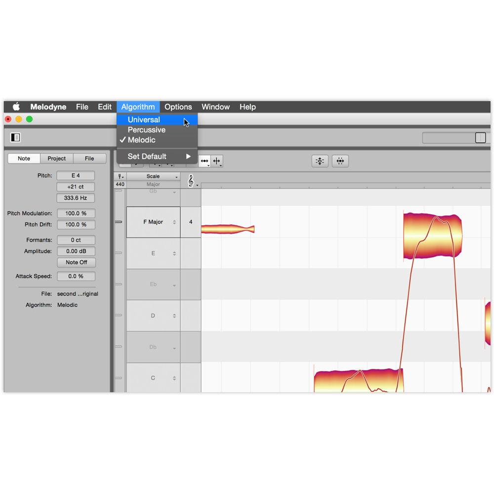 Celemony Melodyne Assistant 4 - Pitch Shifting Time Stretching Software