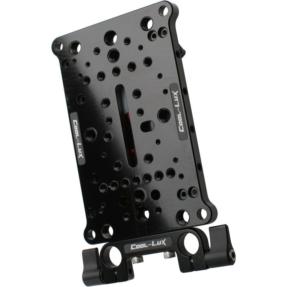 Cool-Lux Universal Cheeseplate with Gold Mount 3 Stud Battery Plate