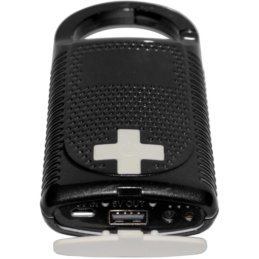 CTA Digital Outdoor Hook-On Traveler 5200mAh External Battery Pack Charger