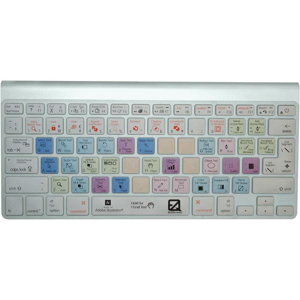 EZQuest Adobe Illustrator Keyboard Cover for MacBook, MacBook Air, MacBook Pro, and Apple Wireless Keyboard