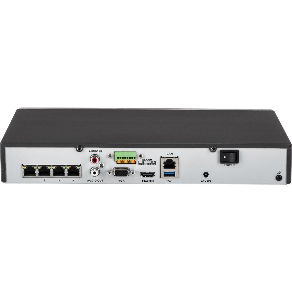 Hikvision DS-7604NI-E1 4P 4-Channel Embedded Plug & Play NVR with 1TB HDD