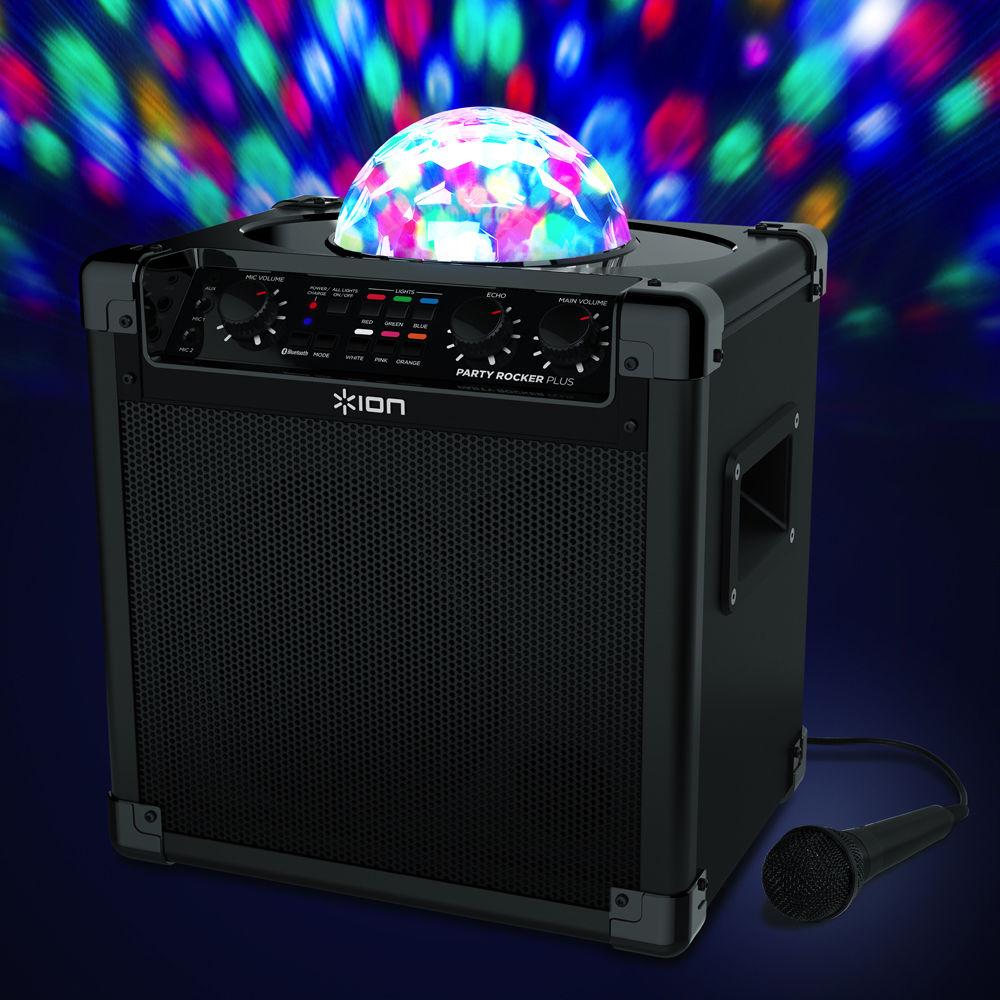 ION Audio Party Rocker Plus - Wireless Speaker System with Built-In Light Show