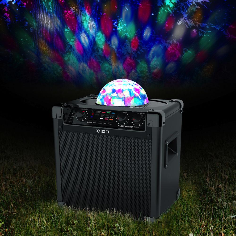 ION Audio Party Rocker Plus - Wireless Speaker System with Built-In Light Show
