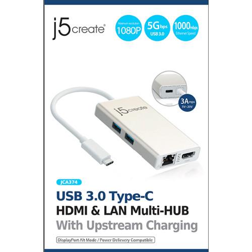 j5create USB 3.1 Gen 1 Type-C Multi-Adapter Hub