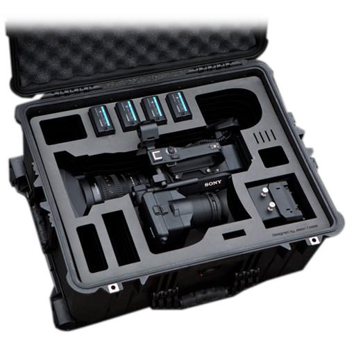 Jason Cases Hard Rolling Case for Sony FS7 Camera with 28-135mm Lens