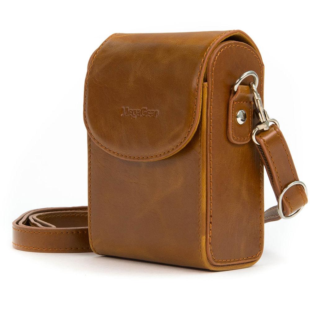 MegaGear Ever- Ready  Leather Camera Case for Panasonic Lumix DC-ZS70, DMC-LX10, DMC-ZS60, or DMC-ZS100