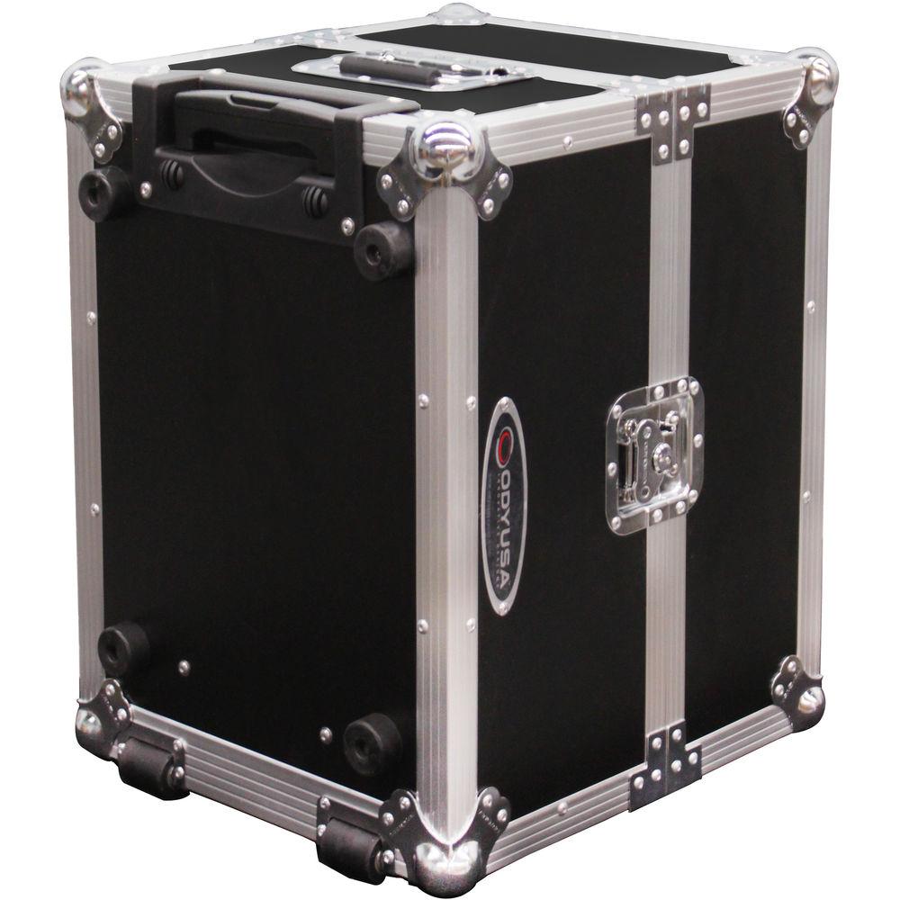 Odyssey Innovative Designs Flight Zone Photo Booth Printer Case with Pullout Handle and Wheels