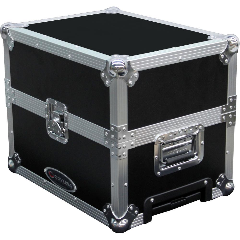 Odyssey Innovative Designs Flight Zone Photo Booth Printer Case with Pullout Handle and Wheels