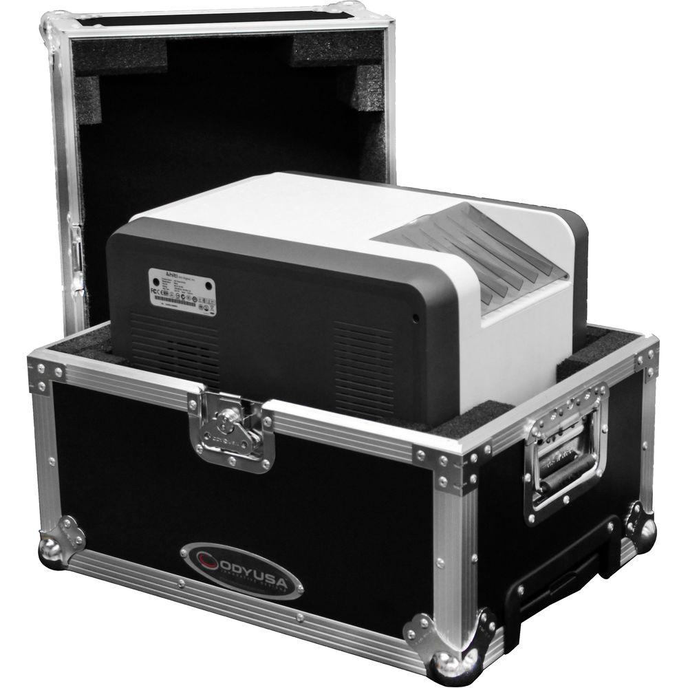 Odyssey Innovative Designs Flight Zone Photo Booth Printer Case with Pullout Handle and Wheels