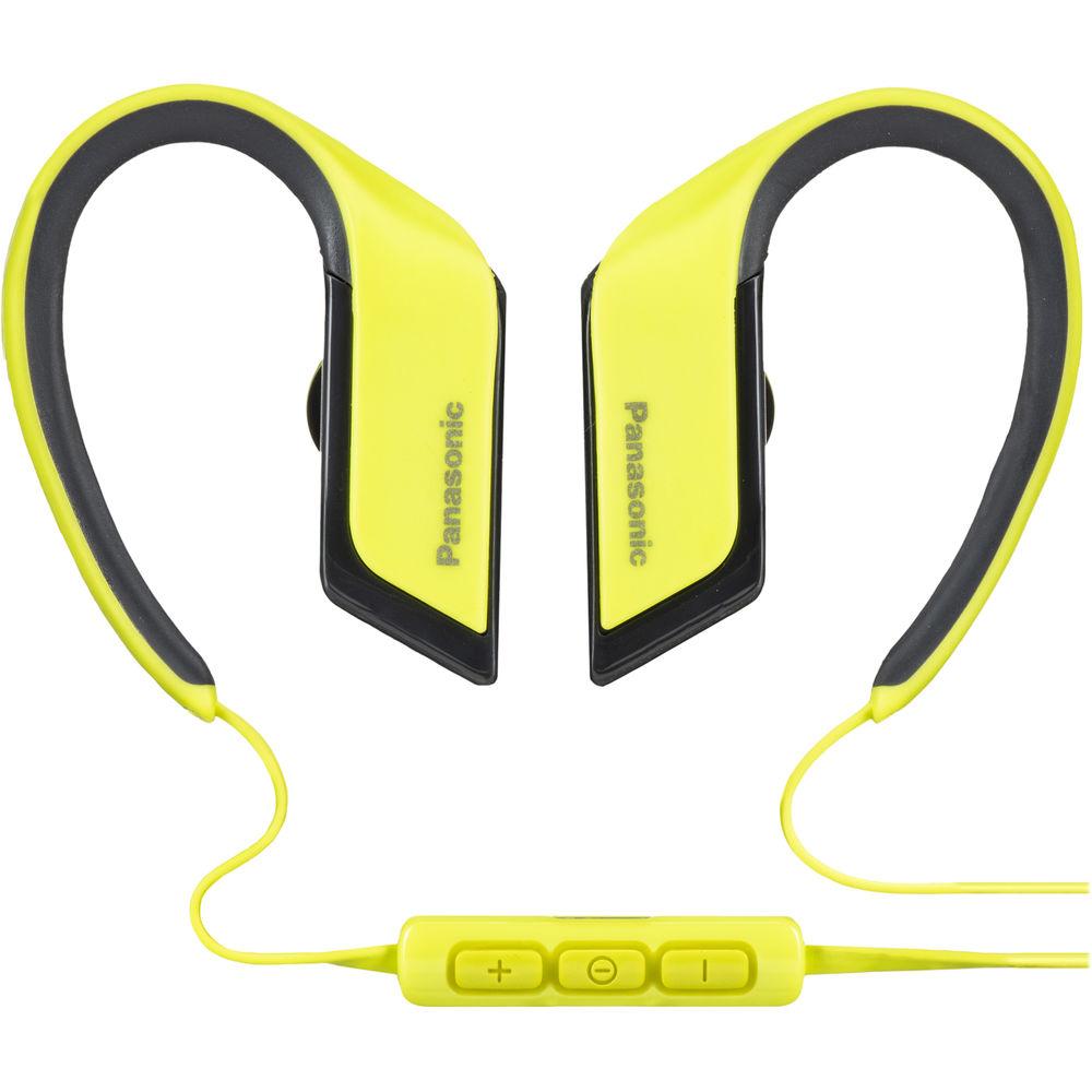 Panasonic RP-BTS30-Y WINGS Wireless Bluetooth Sport Clips with Mic & Controller
