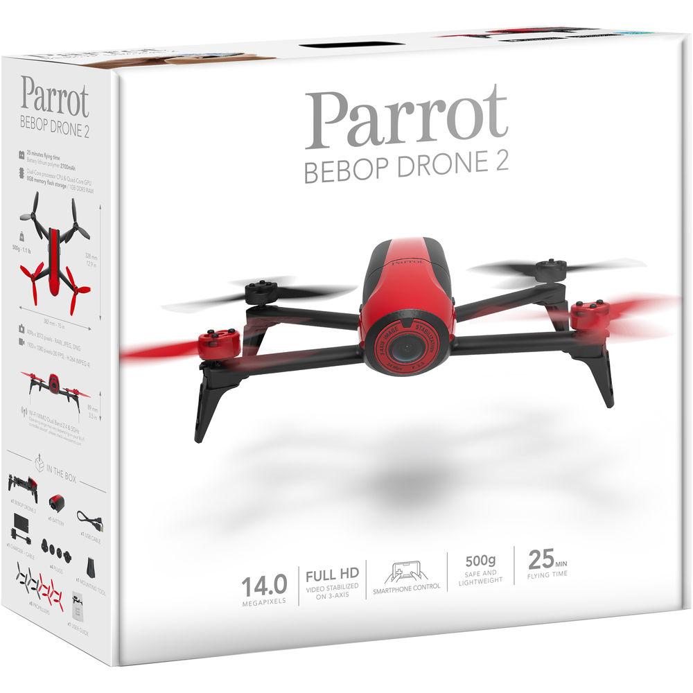Parrot BeBop 2 Drone with 14 Megapixel Flight Camera