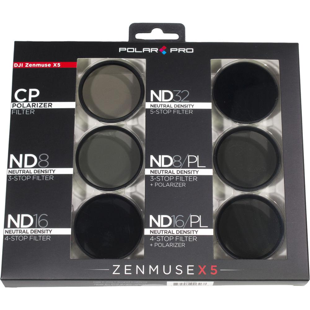 PolarPro DJI Inspire 2 X7 X5S X5R X5 Filter 6-Pack