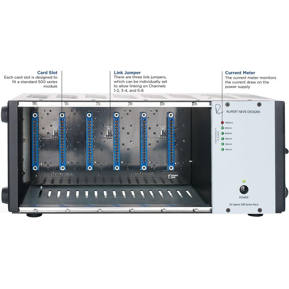 Rupert Neve Designs R6 Six Space 500 Series Rack