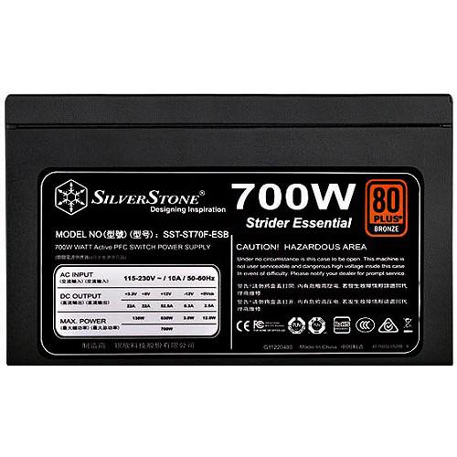 SilverStone Strider Series 700W 80 Plus Bronze Power Supply