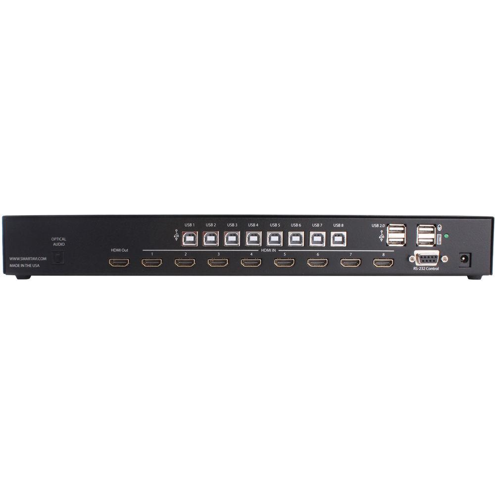 Smart-AVI HDN-8P 4K Ultra HD KVM Switch with USB 2.0 Sharing