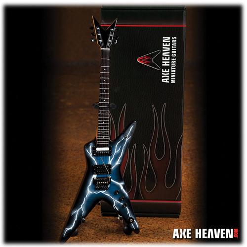 AXE HEAVEN Lightning Bolt Signature Series Miniature Guitar Replica Collectible
