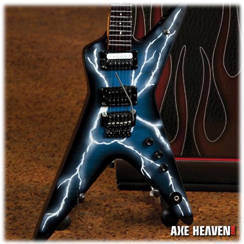 AXE HEAVEN Lightning Bolt Signature Series Miniature Guitar Replica Collectible, AXE, HEAVEN, Lightning, Bolt, Signature, Series, Miniature, Guitar, Replica, Collectible