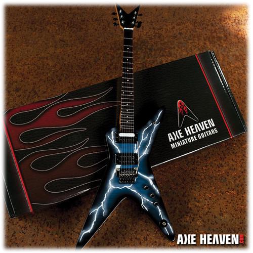 AXE HEAVEN Lightning Bolt Signature Series Miniature Guitar Replica Collectible