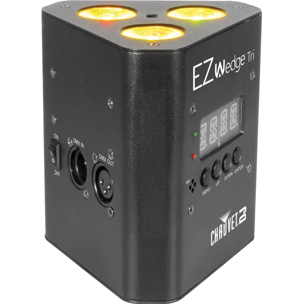 CHAUVET DJ EZWedge Tri Battery-Powered RGB LED Wash Light
