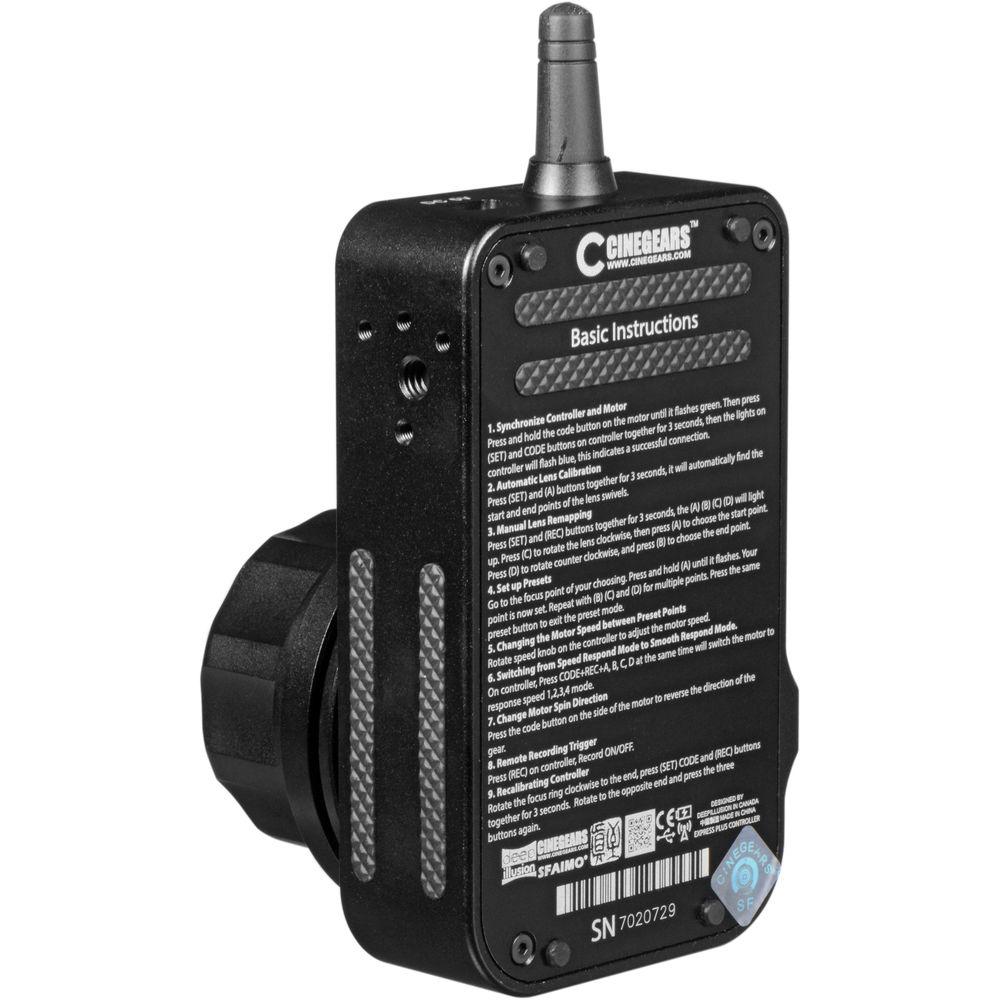 CINEGEARS Single-Axis Wireless Follow Focus Express Plus Basic Extreme Kit