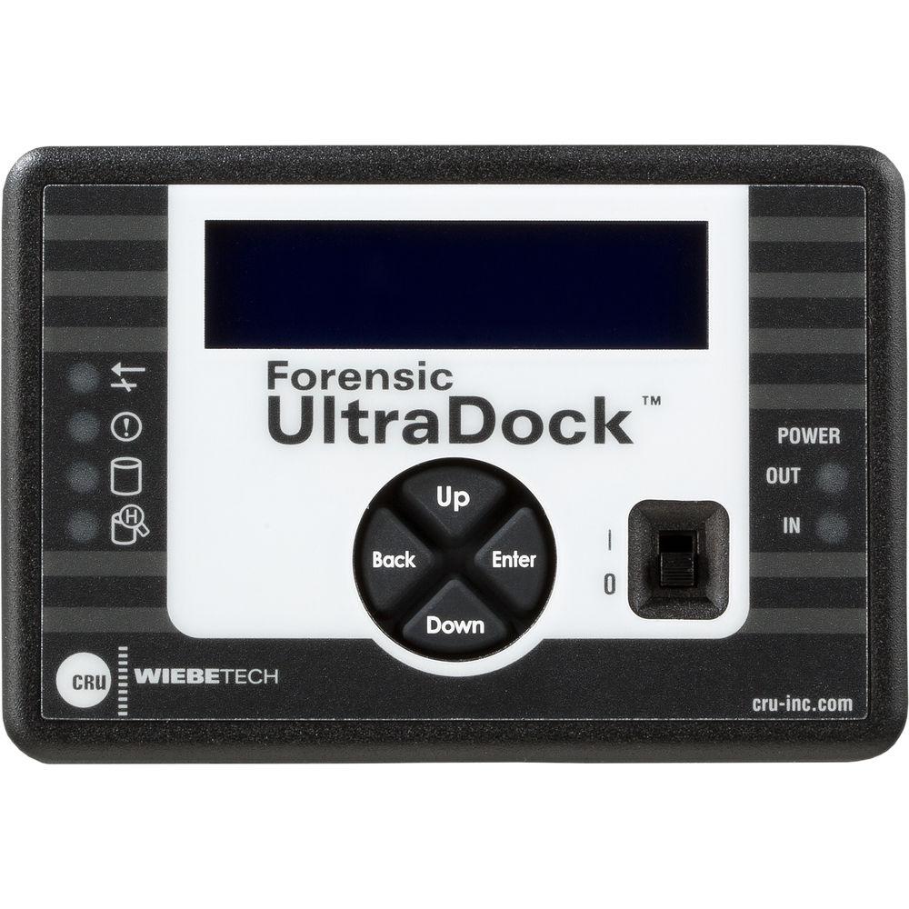 CRU-DataPort Forensic UltraDock FUDv5.5 Drive Dock Reader with USB, eSATA, and FireWire 800