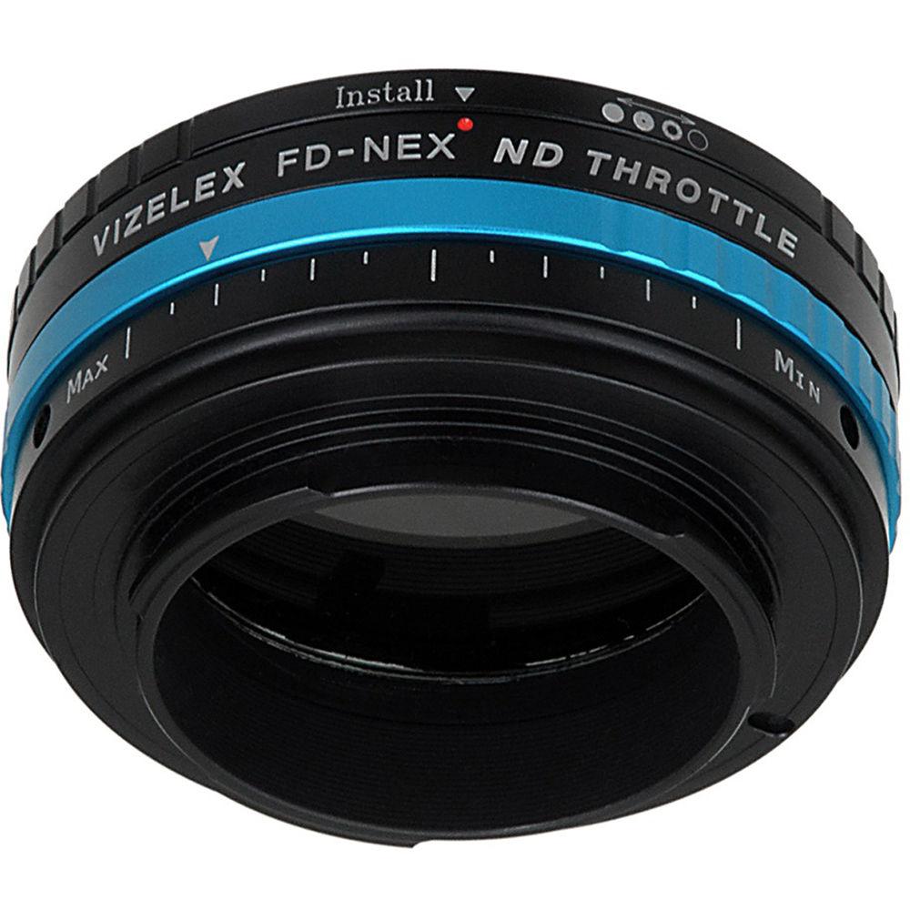 FotodioX Canon FD Lens to Sony E-Mount Camera Vizelex ND Throttle Adapter