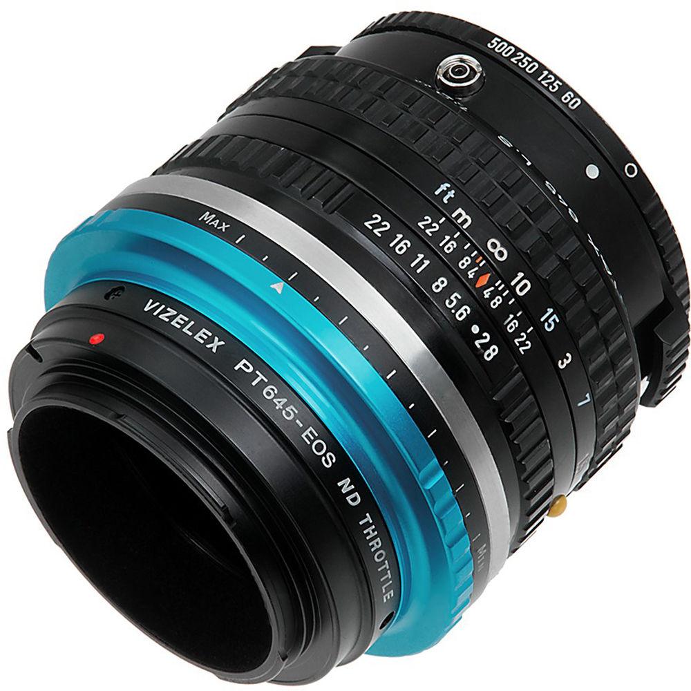 FotodioX Pentax 645 Lens to Canon EF Camera Vizelex ND Throttle Adapter