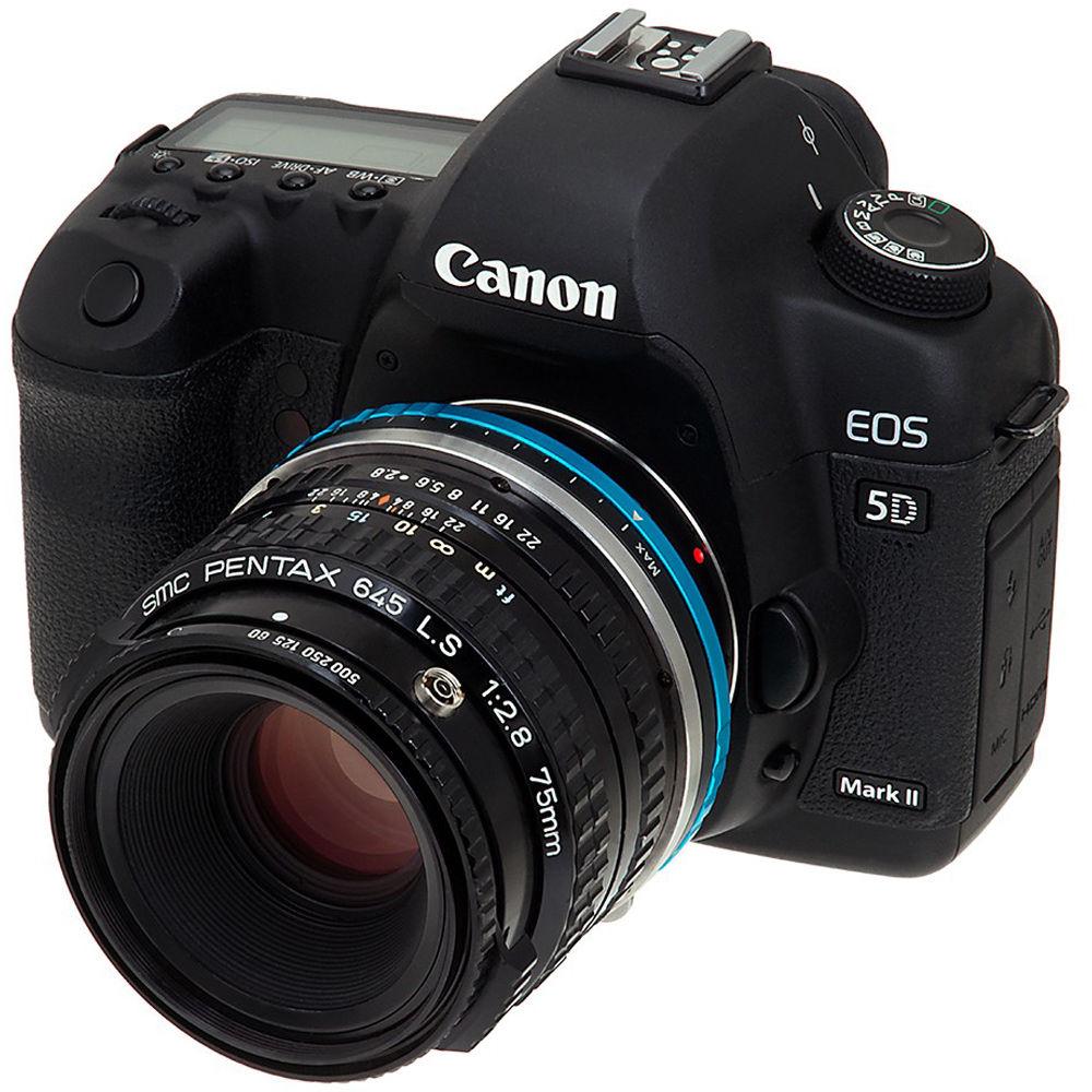 FotodioX Pentax 645 Lens to Canon EF Camera Vizelex ND Throttle Adapter