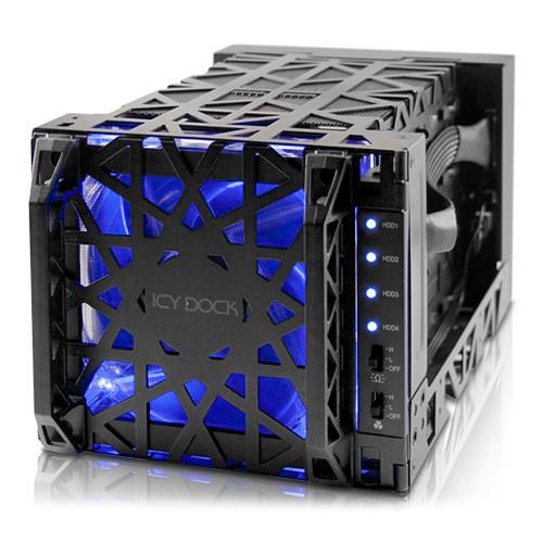 Icy Dock Black Vortex 4-Bay USB 3.1 Gen 1 JBOD Enclosure