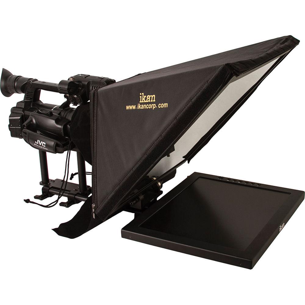 ikan PT3700 17" Rod Mounted Teleprompter for Location and Studio