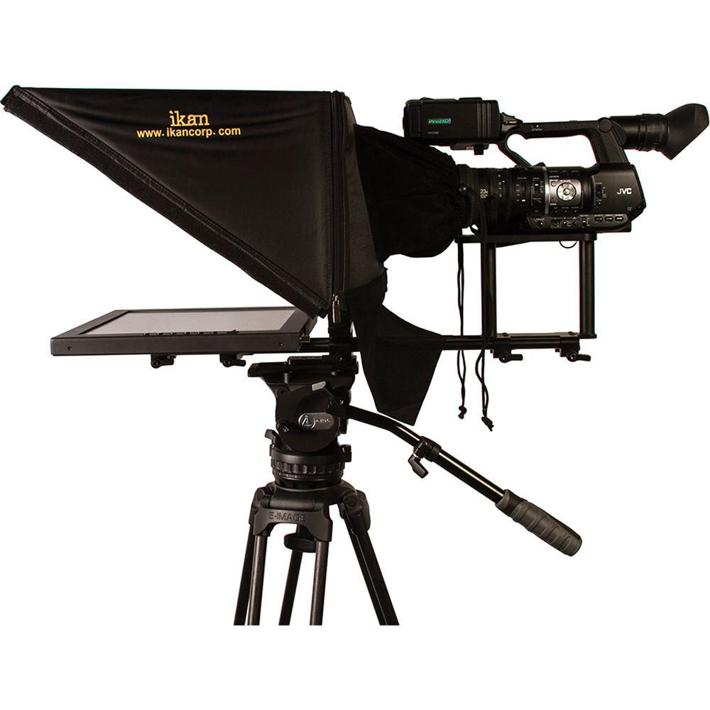 ikan PT3700 17" Rod Mounted Teleprompter for Location and Studio