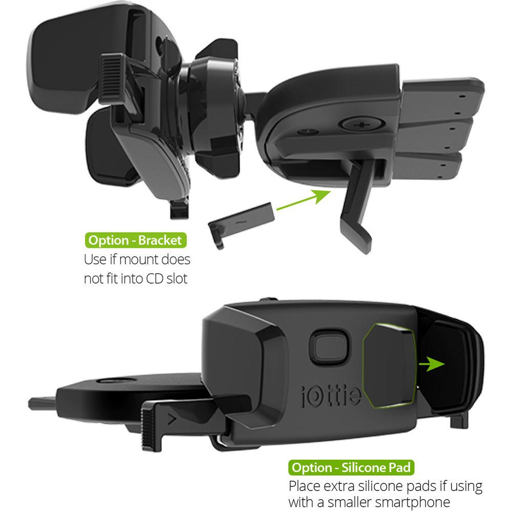 iOttie Easy One Touch Mini Universal Car CD Smartphone Mount