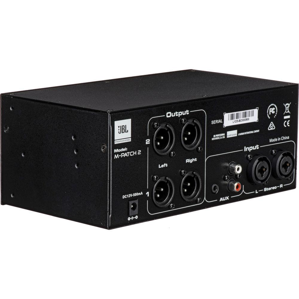 JBL M-Patch 2 Passive Stereo Controller and Switch Box