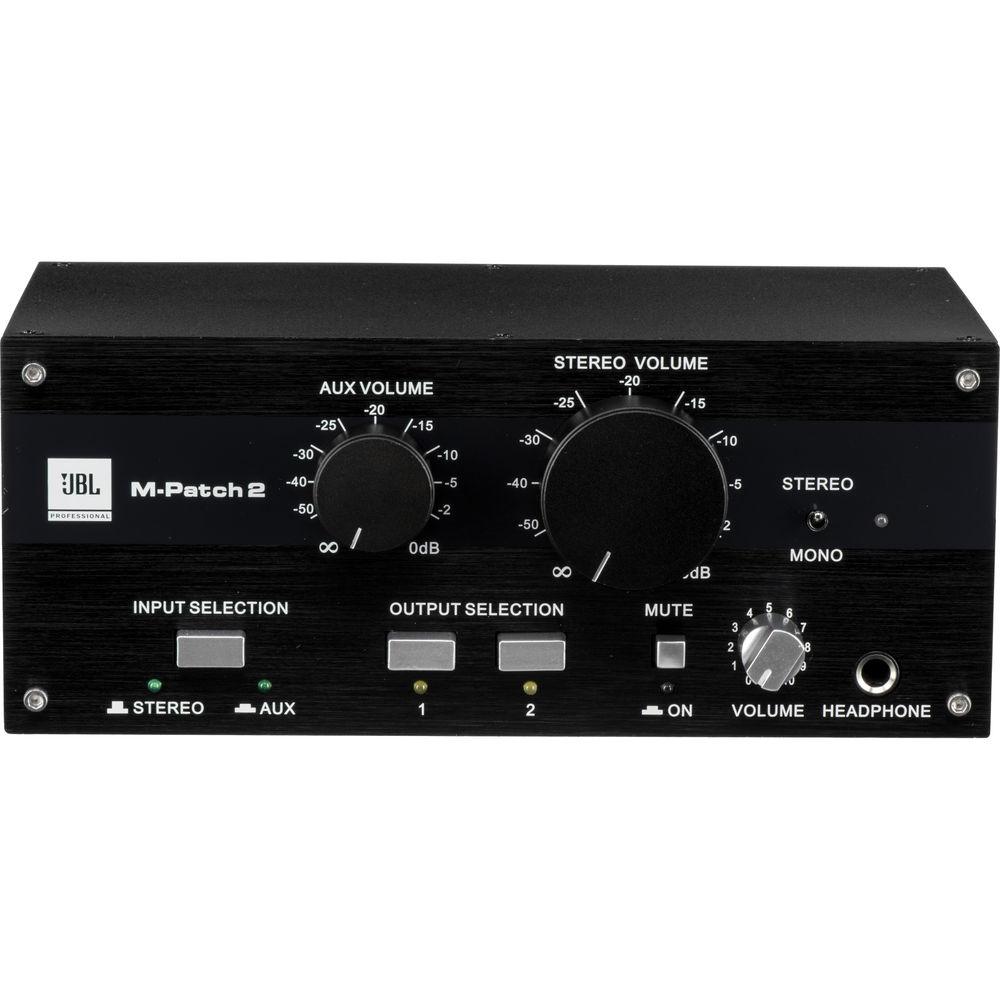 JBL M-Patch 2 Passive Stereo Controller and Switch Box
