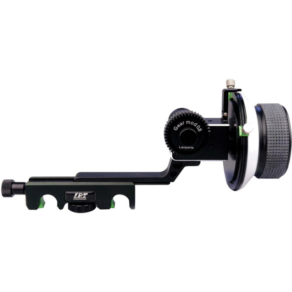 LanParte Follow Focus V2 with Hard Stops for 15mm Rods