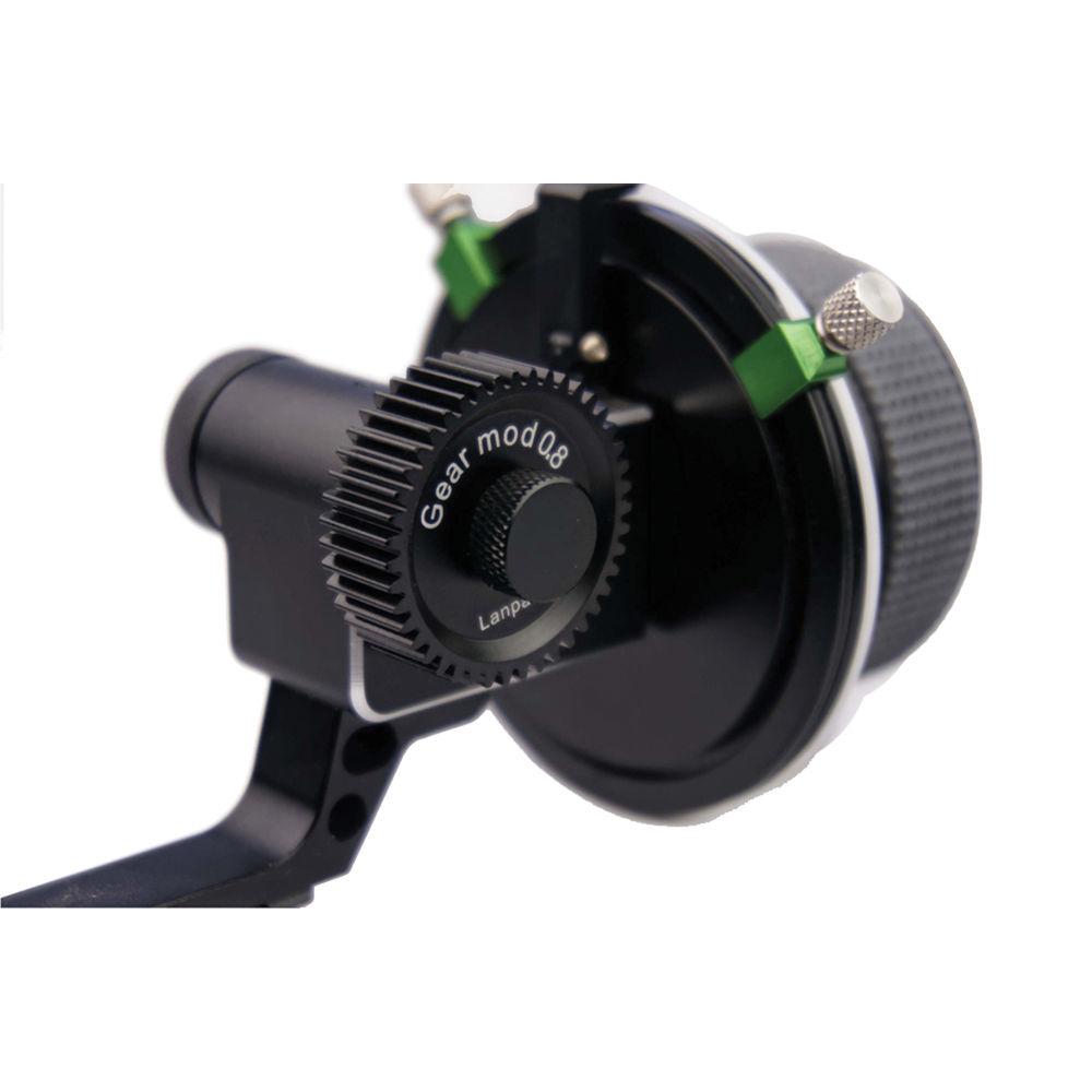 LanParte Follow Focus V2 with Hard Stops for 15mm Rods