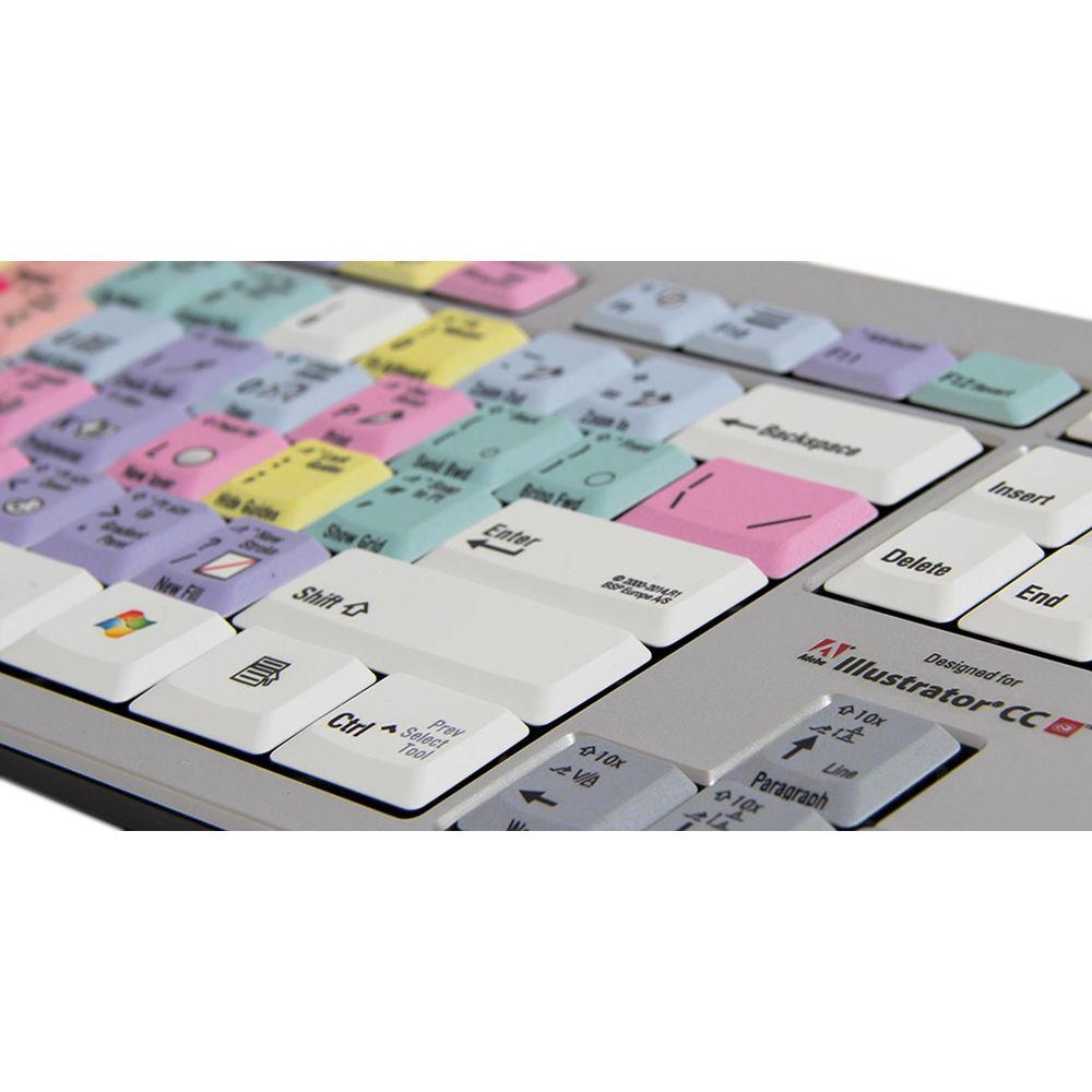 LogicKeyboard Adobe Illustrator CC Slim Line PC Keyboard