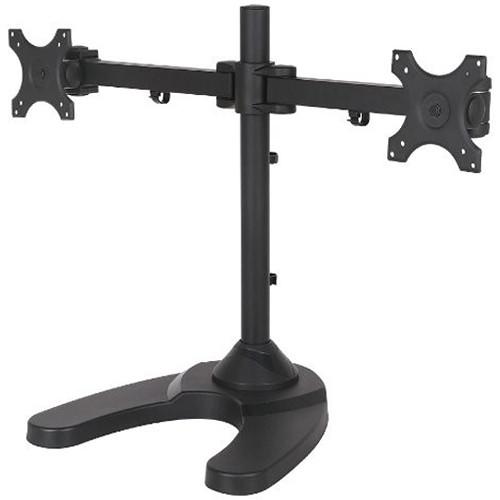 Mount-It! MI-781 Dual Free-Standing, Articulating, Computer Monitor Mount