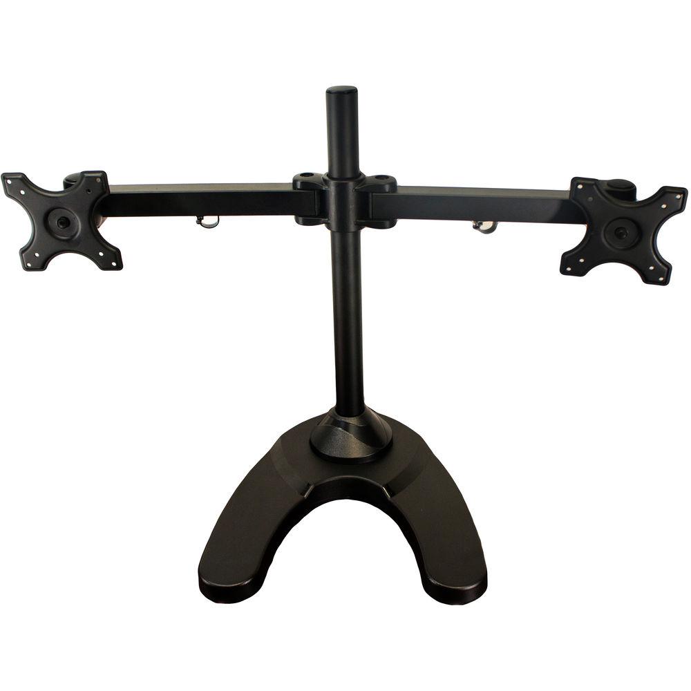 Mount-It! MI-781 Dual Free-Standing, Articulating, Computer Monitor Mount