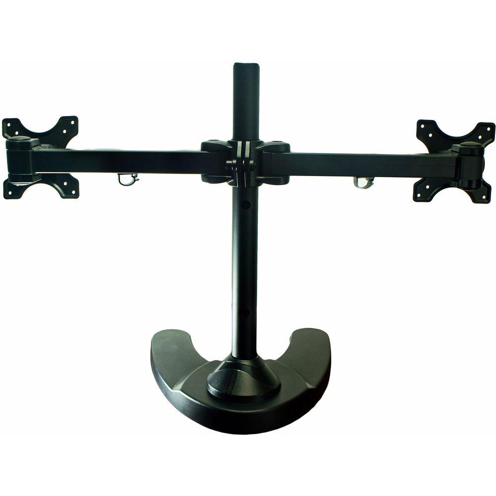 Mount-It! MI-781 Dual Free-Standing, Articulating, Computer Monitor Mount