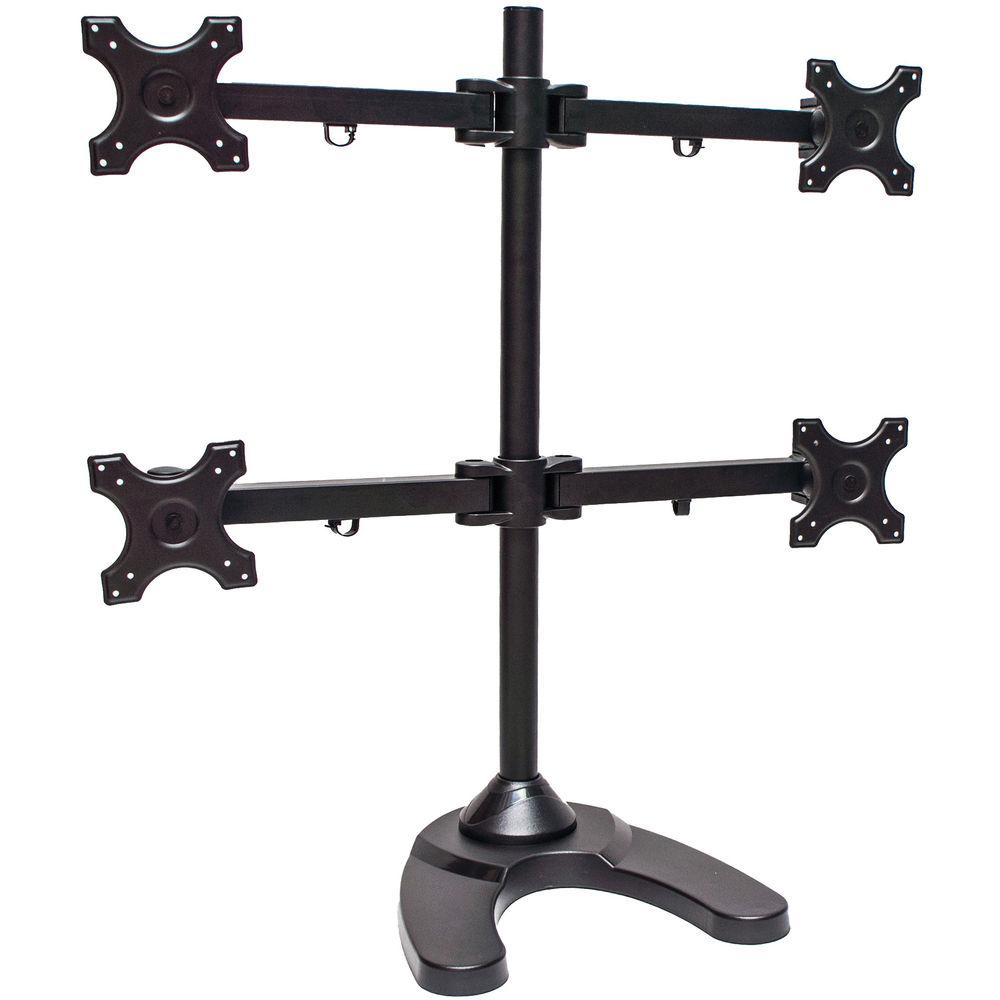 Mount-It! MI-784 Quad Vertical, Articulating, Computer Monitor Mount