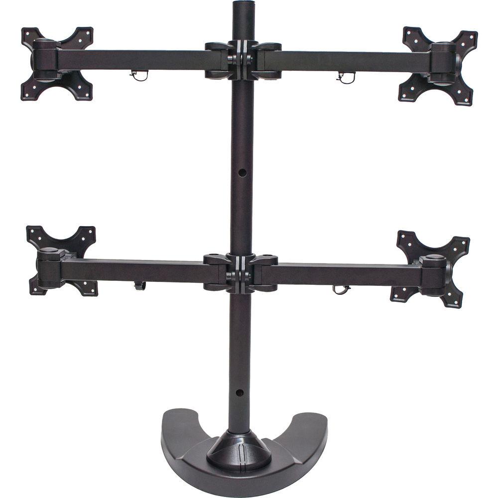 Mount-It! MI-784 Quad Vertical, Articulating, Computer Monitor Mount