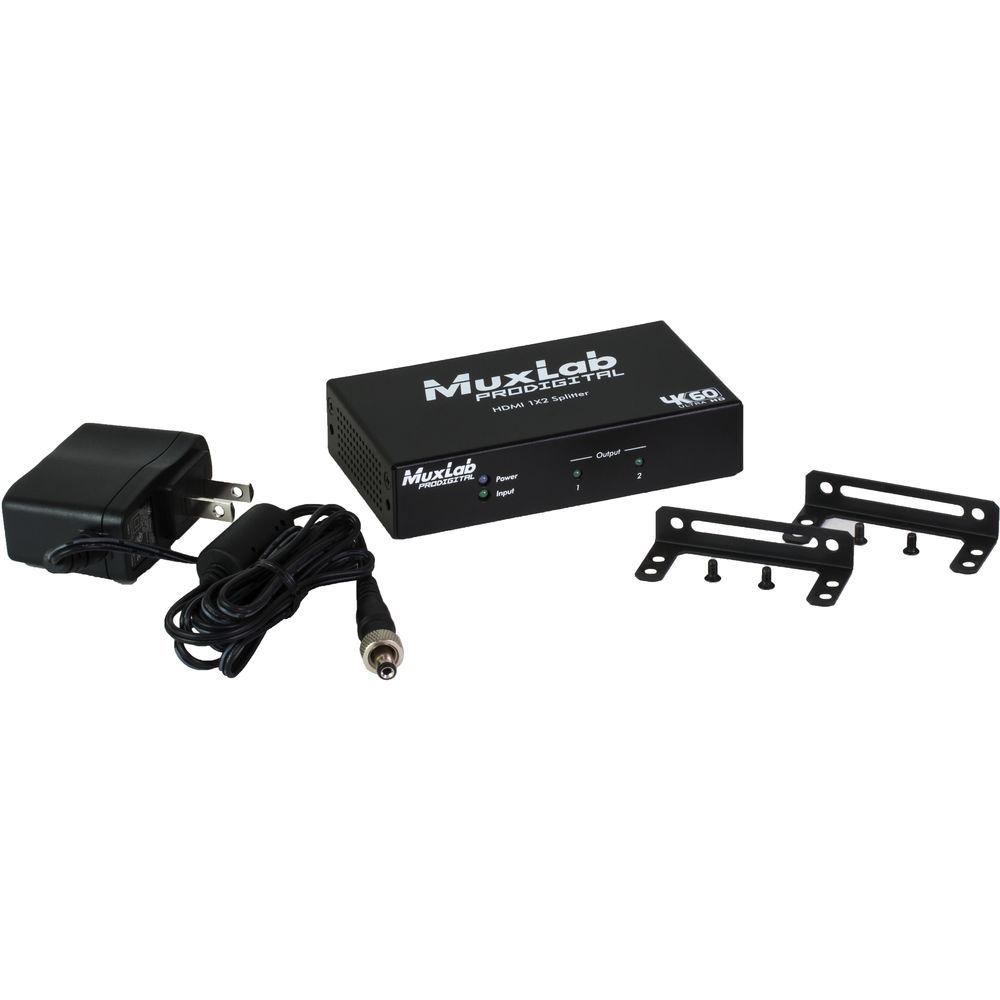 MuxLab 1x2 4K HDMI Splitter