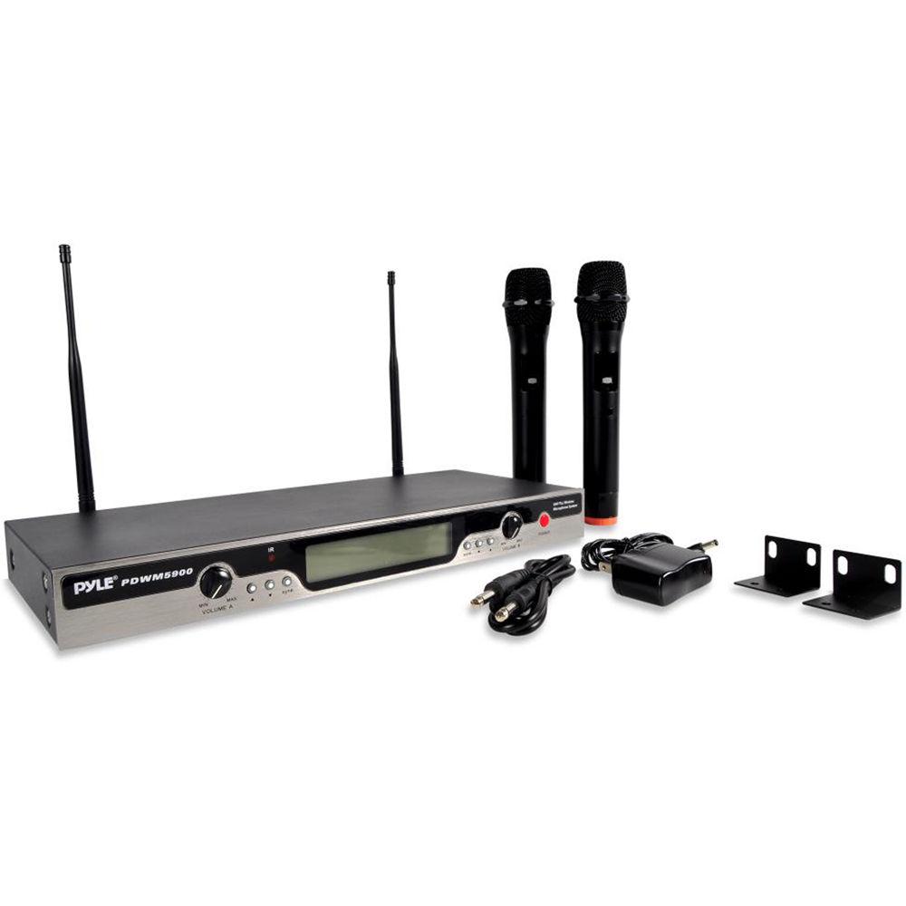 Pyle Pro Premier Series UHF Wireless Microphone System