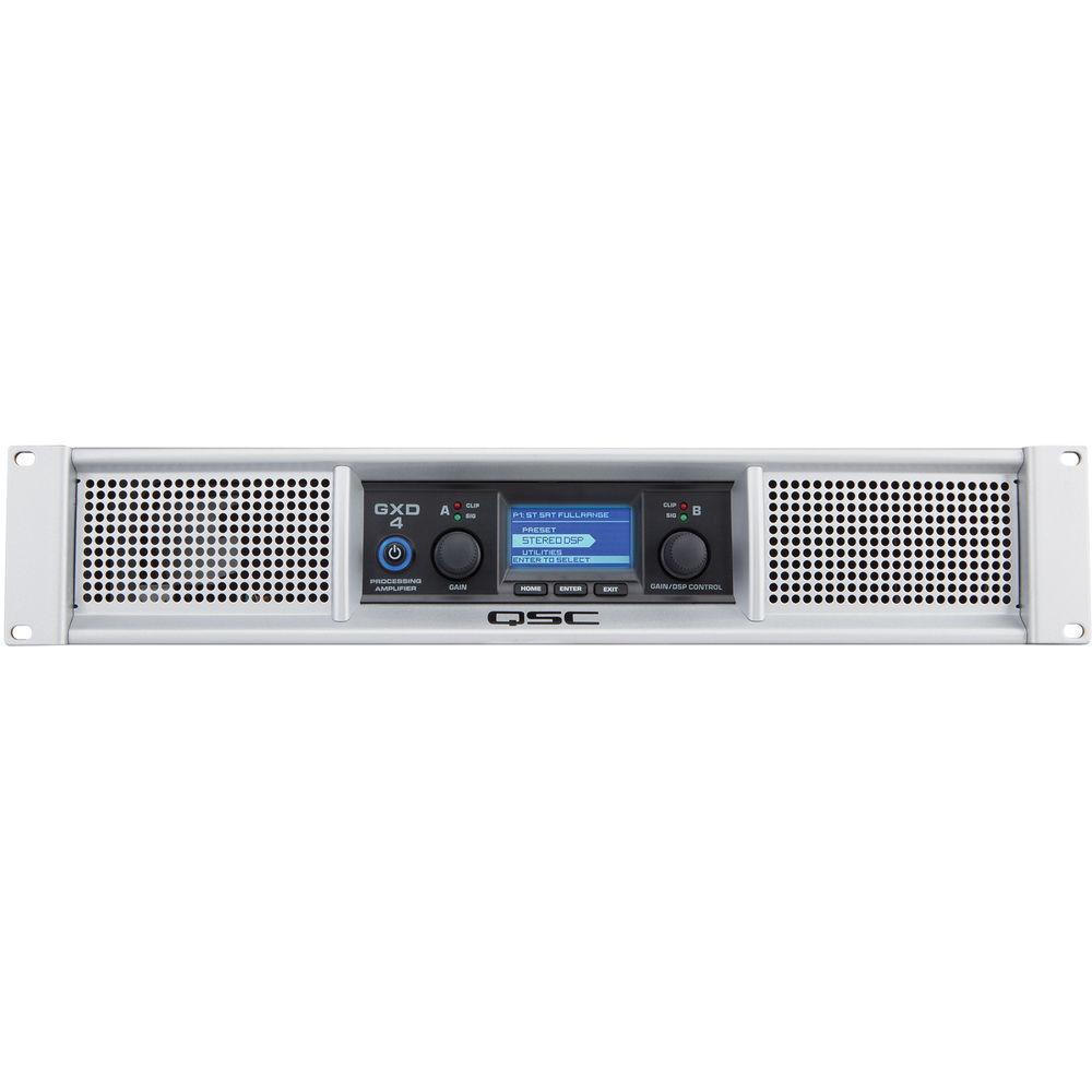 QSC GXD 4 Professional 1600W Power Amplifier with DSP