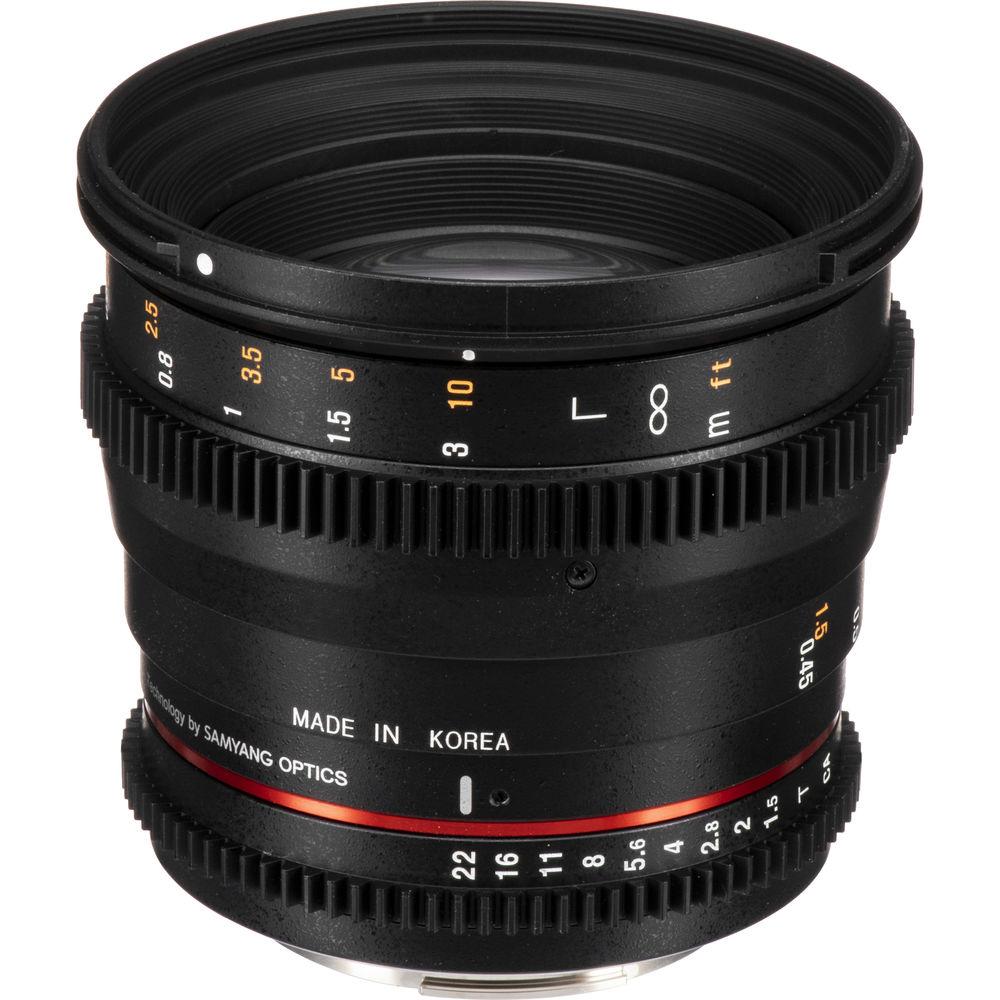 Rokinon 50mm T1.5 AS UMC Cine DS Lens for Canon EF Mount